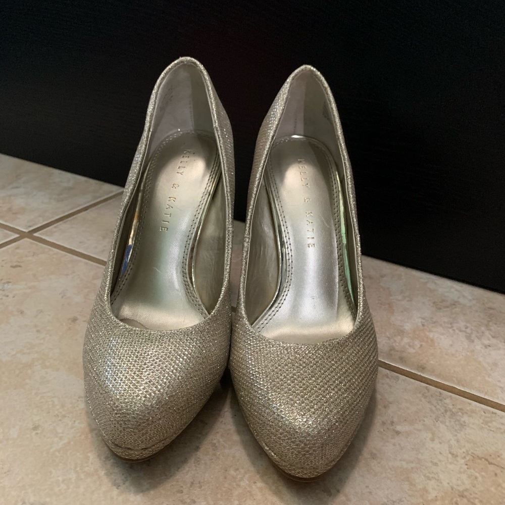 Kelly and Katie Gold high heels